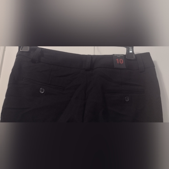NEW.Dell Spiga Italy black dress pants.Size 10 - Picture 5 of 6